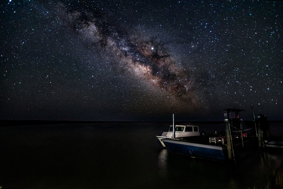 Milky Way over Cedar Island, NC