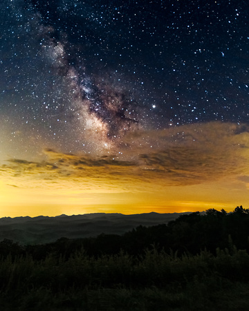 Milky Way on the Blue Ridge Parkway